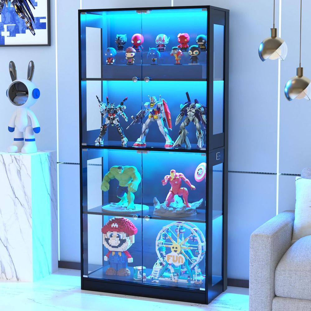 Glass Cabinet Display - Витрина со стеклянными дверцами 65 дюймов,