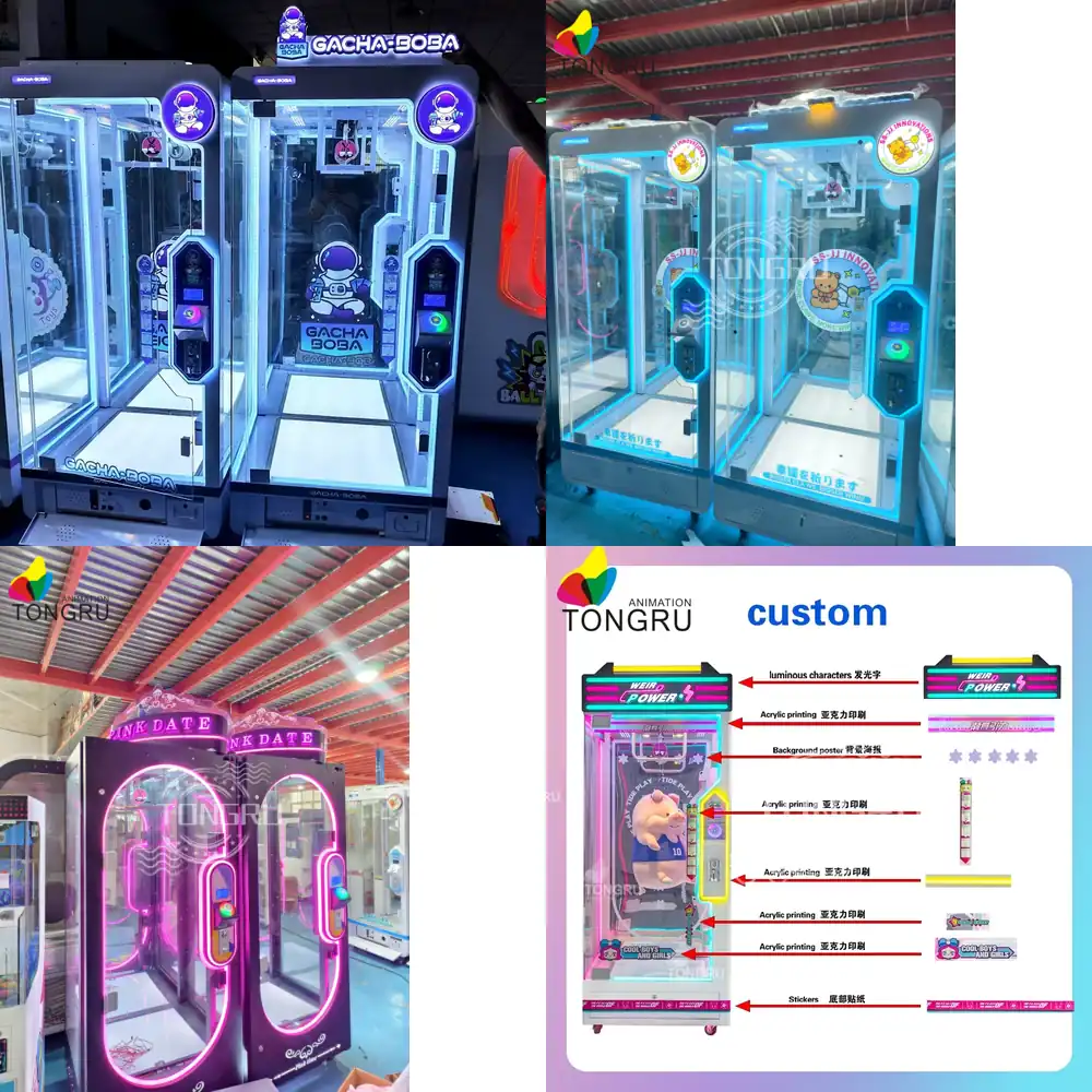 Arcade Toy Vending Machine - Большой игровой автомат «Кран-ножницы» для разрезания