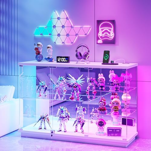 Glass Cabinet Display - Стеклянная витрина RGB с замком и