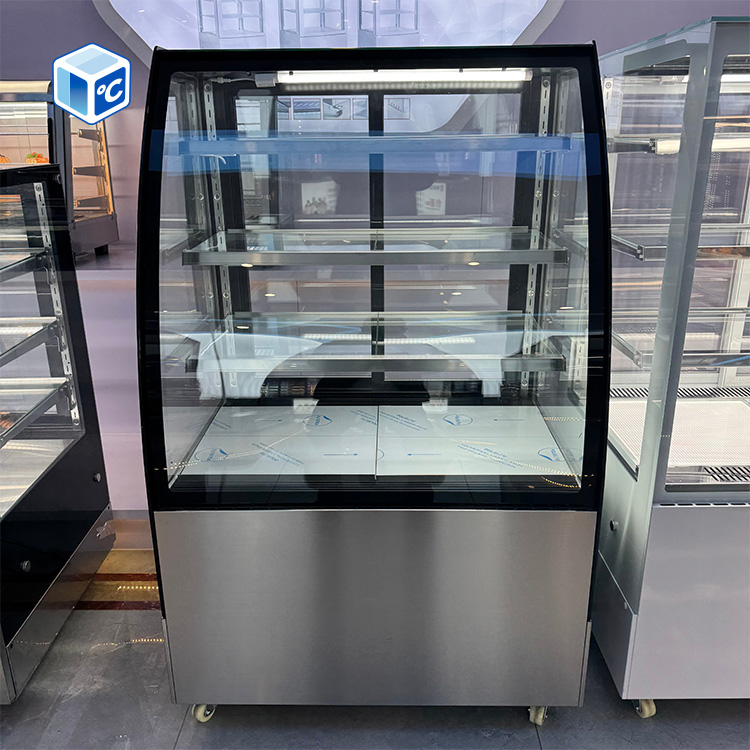Glass Cabinet Display - Двухуровневый коммерческий холодильник-витрина для тортов с