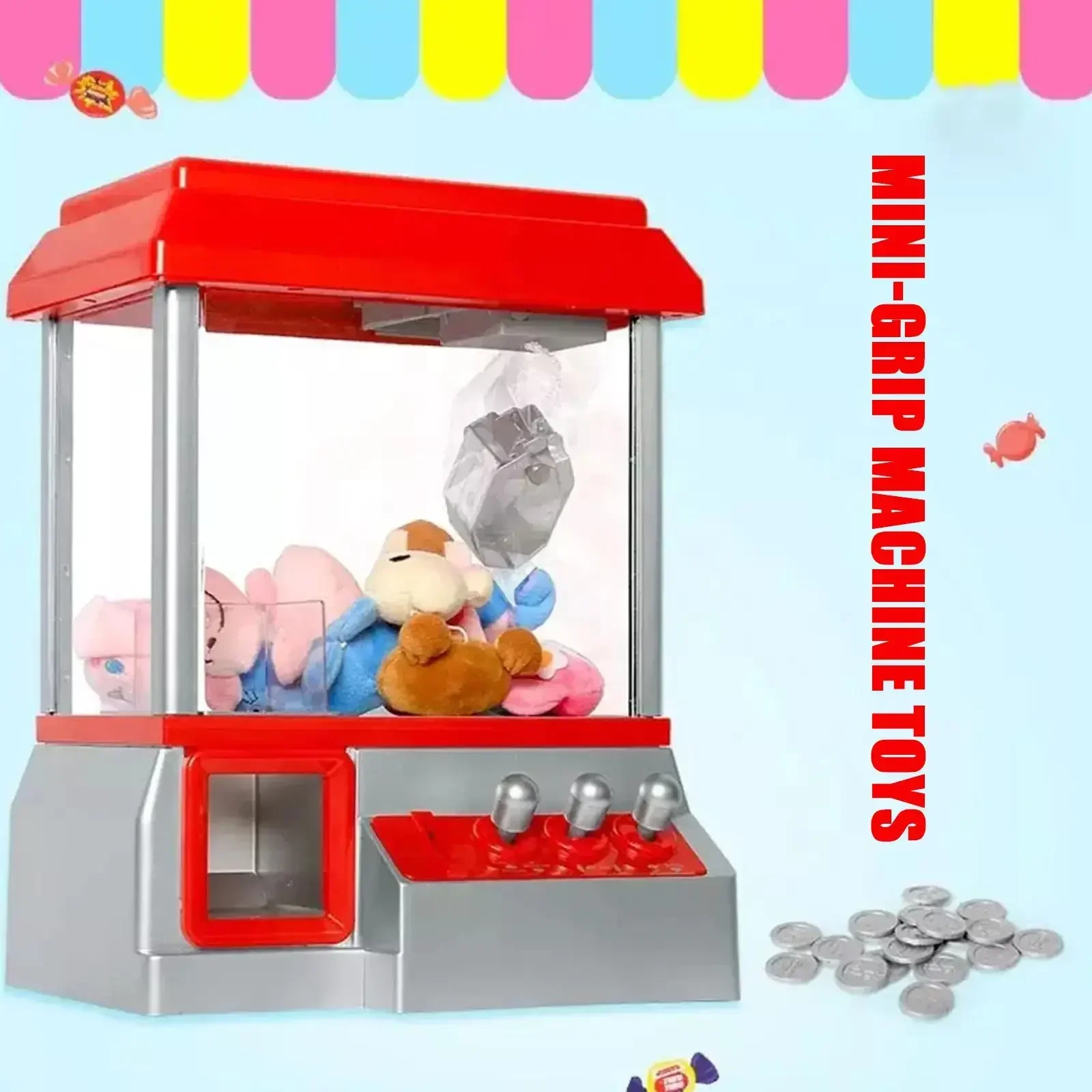 Claw Crane Machine - Мини-игра, бег на монетах для детей,