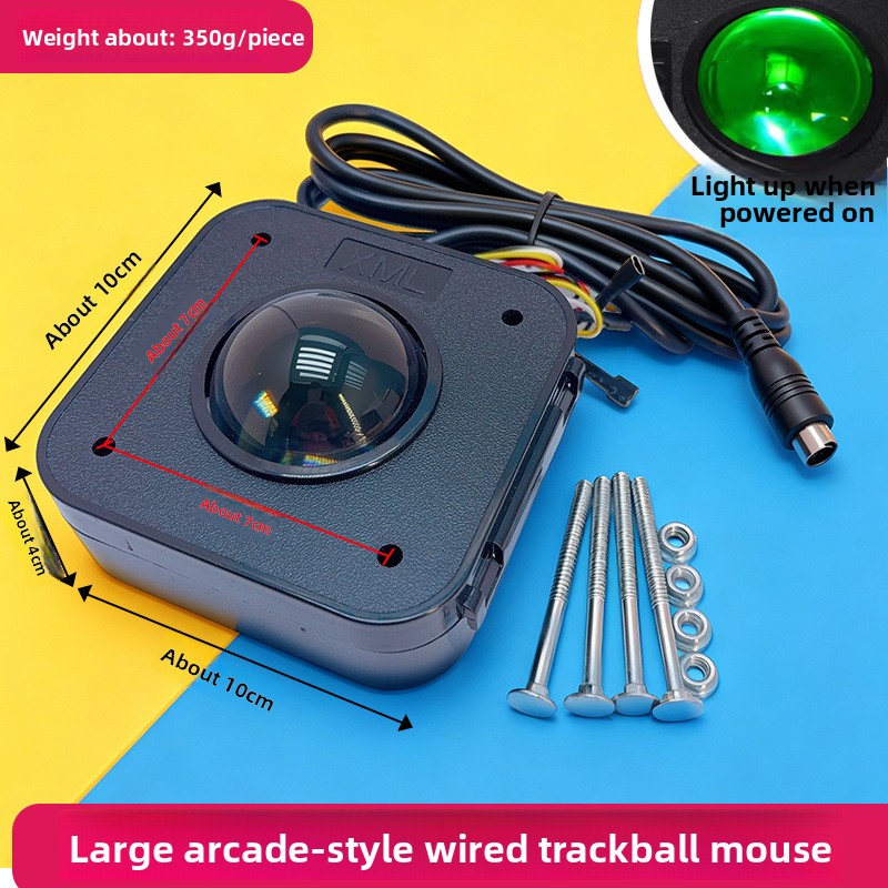 Trackball Controller Arcade - Аксессуары для аркадных игр: Прозрачный трекбол-мышь