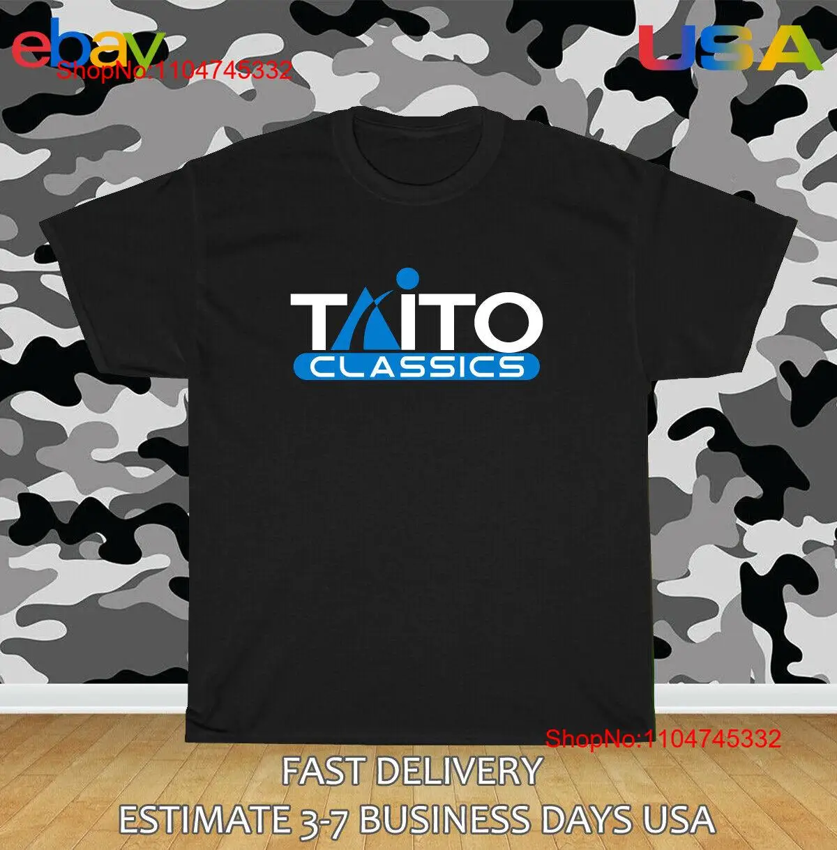 Arcade No - Мужская футболка с логотипом Taito Classics