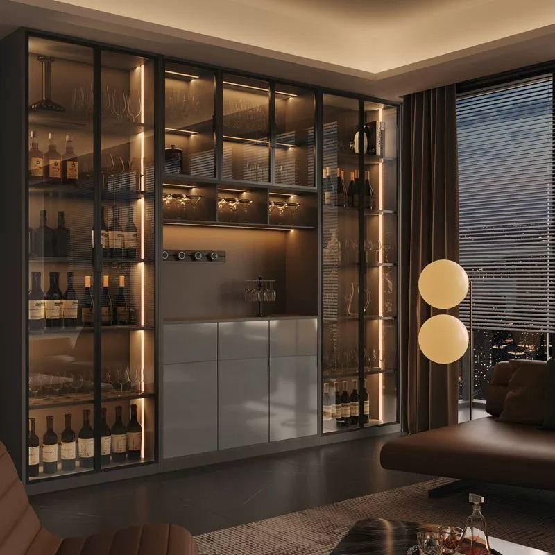 Легкий роскошный итальянский в – обзор и цена Glass Cabinet Display