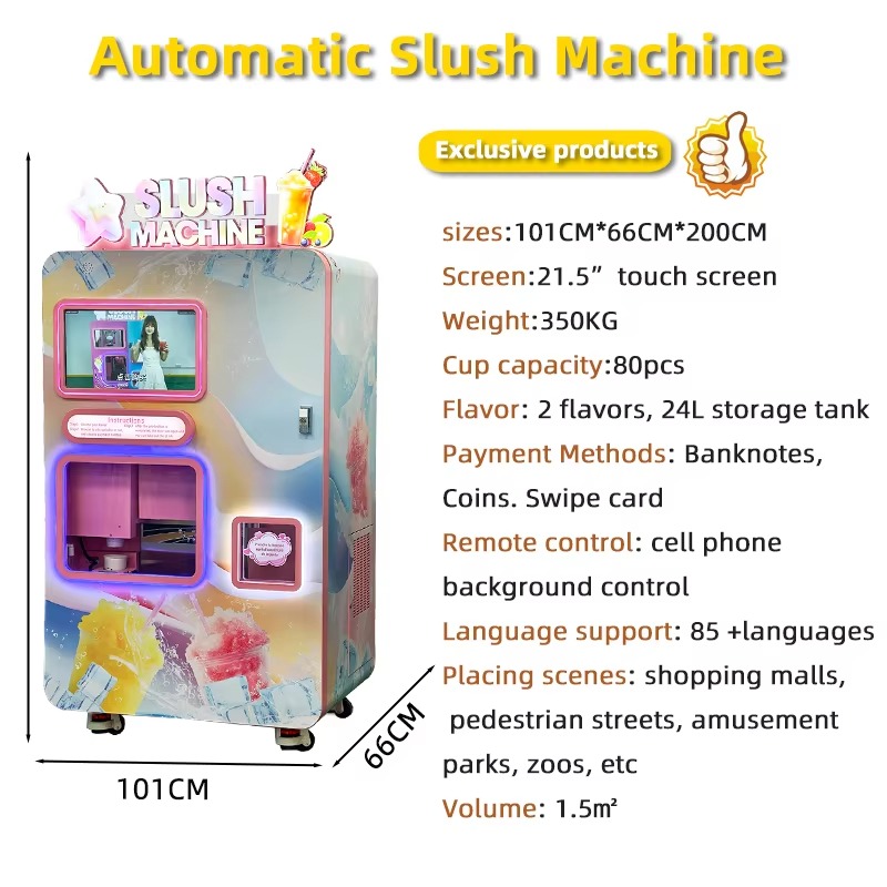 Регулируемый автомат для приго – обзор и цена Slushie Machine Vending