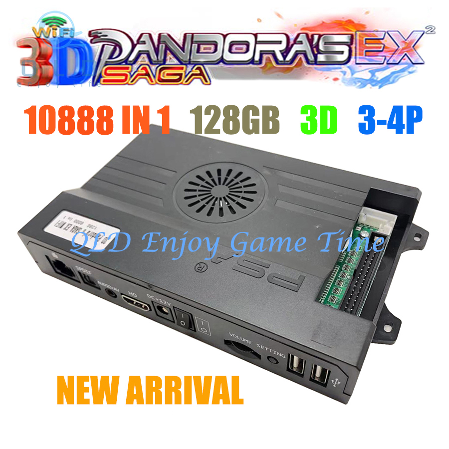 128 ГБ 3D Pandora Saga EX2 Arc – обзор и цена Trackball Controller Arcade