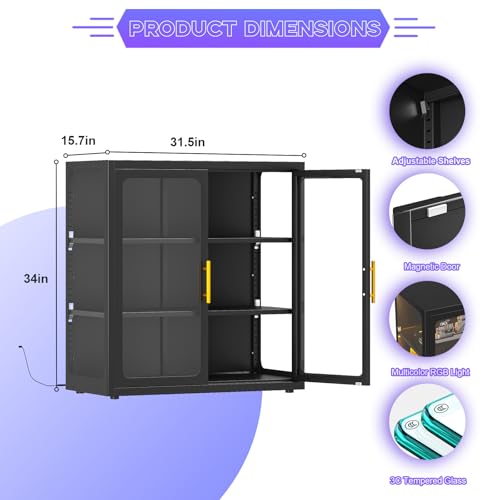 Витрина со стеклянными дверцам – обзор и цена Glass Cabinet Display