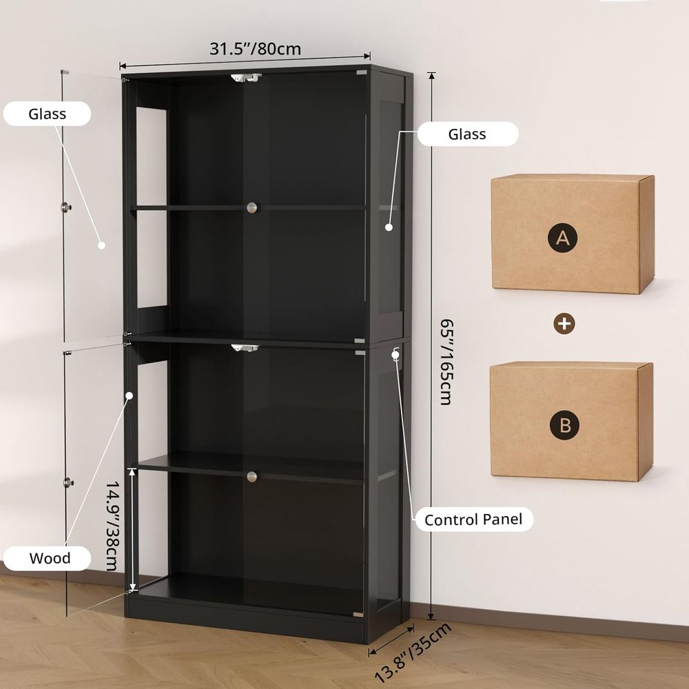 Витрина со стеклянными дверцам – обзор и цена Glass Cabinet Display