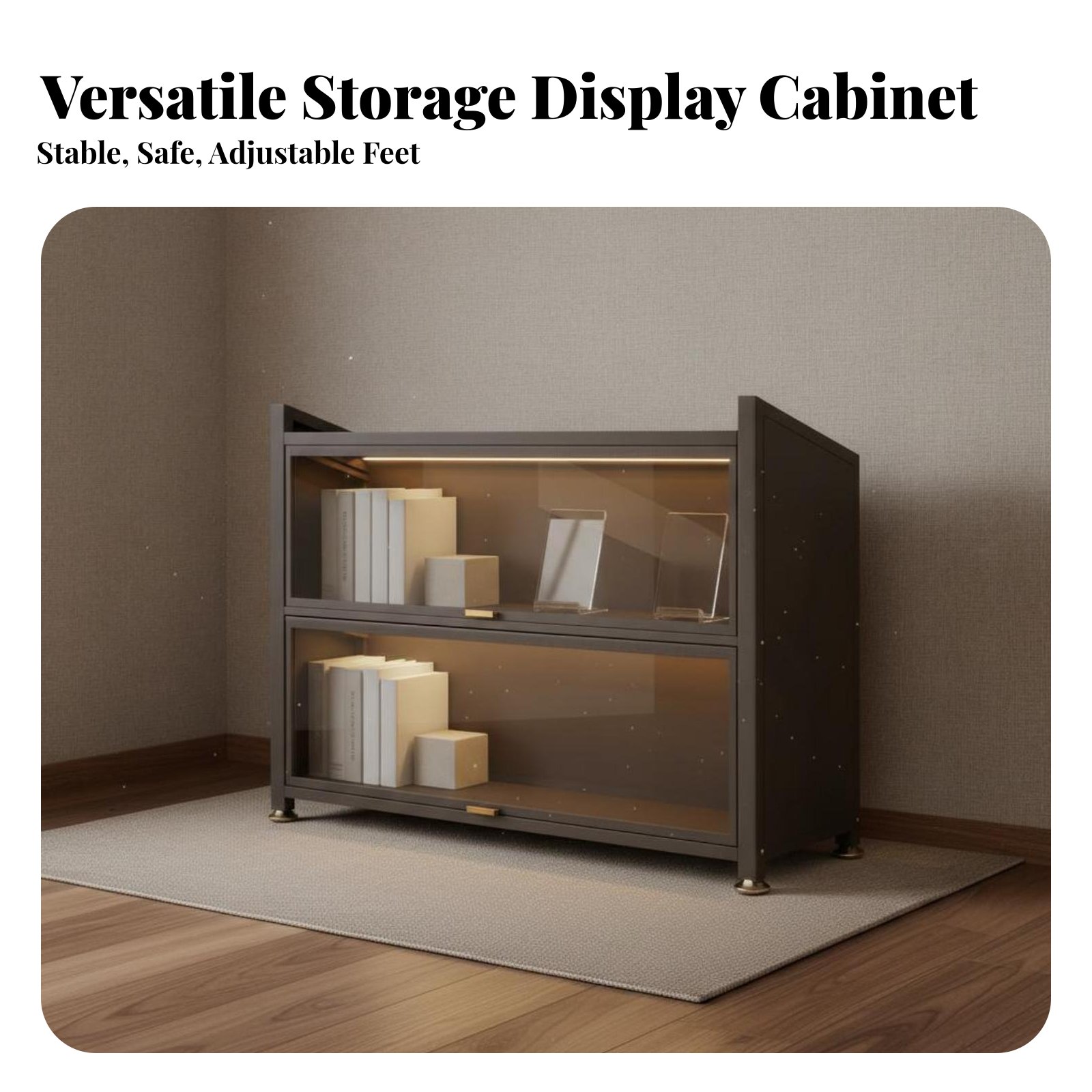 Витрина для фигурок с защитой  – обзор и цена Glass Cabinet Display