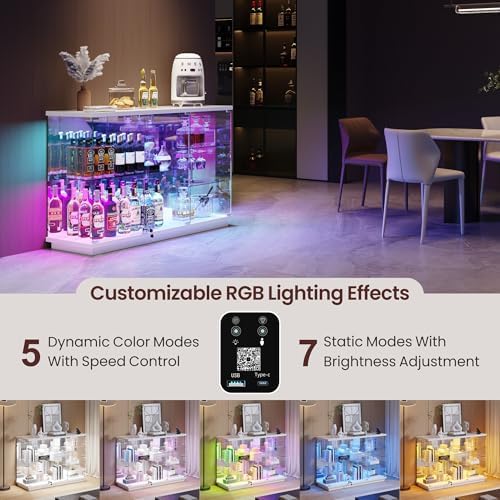 Стеклянная витрина RGB с замко – обзор и цена Glass Cabinet Display
