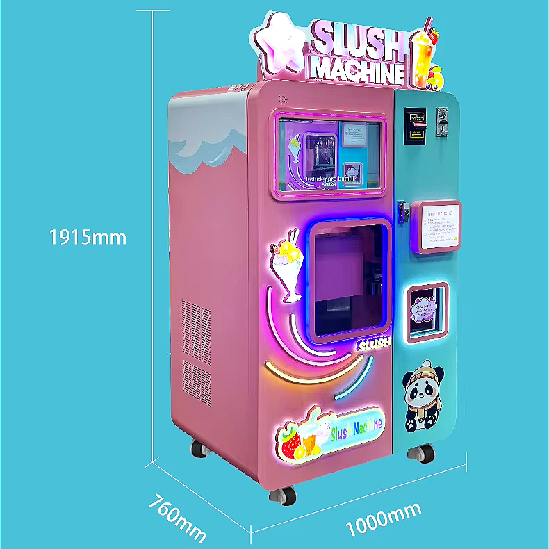 Умный торговый автомат для при – обзор и цена Slushie Machine Vending