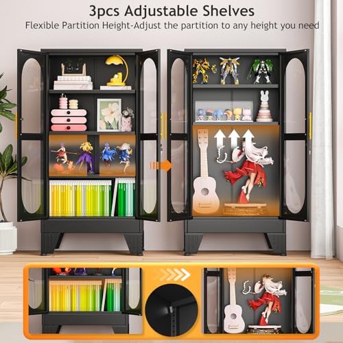 Витрина с замком и стеклянной  – обзор и цена Glass Cabinet Display