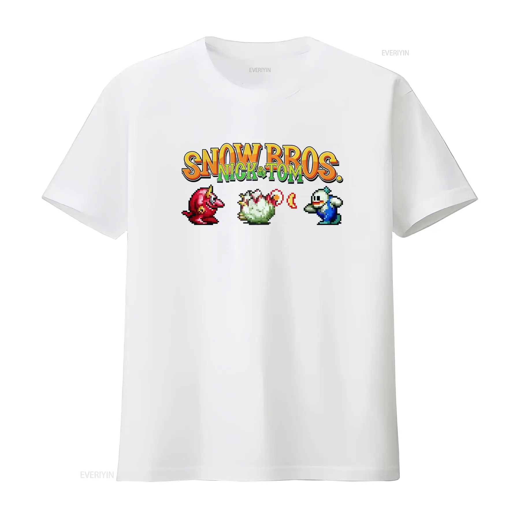Футболка Snow Bros в стиле рет – обзор и цена Arcade No