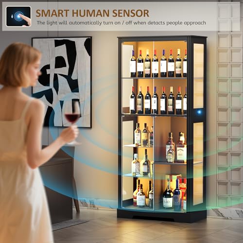 Стеклянная витрина 71 дюйм с R – обзор и цена Glass Cabinet Display
