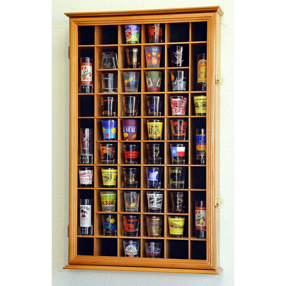 Настенный шкаф-витрина для 54  – обзор и цена Glass Cabinet Display