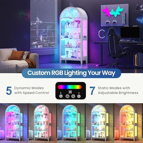Пятиуровневый арочный стеклянн – обзор и цена Glass Cabinet Display